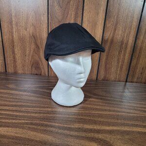 Black Newboy Hat Cotton